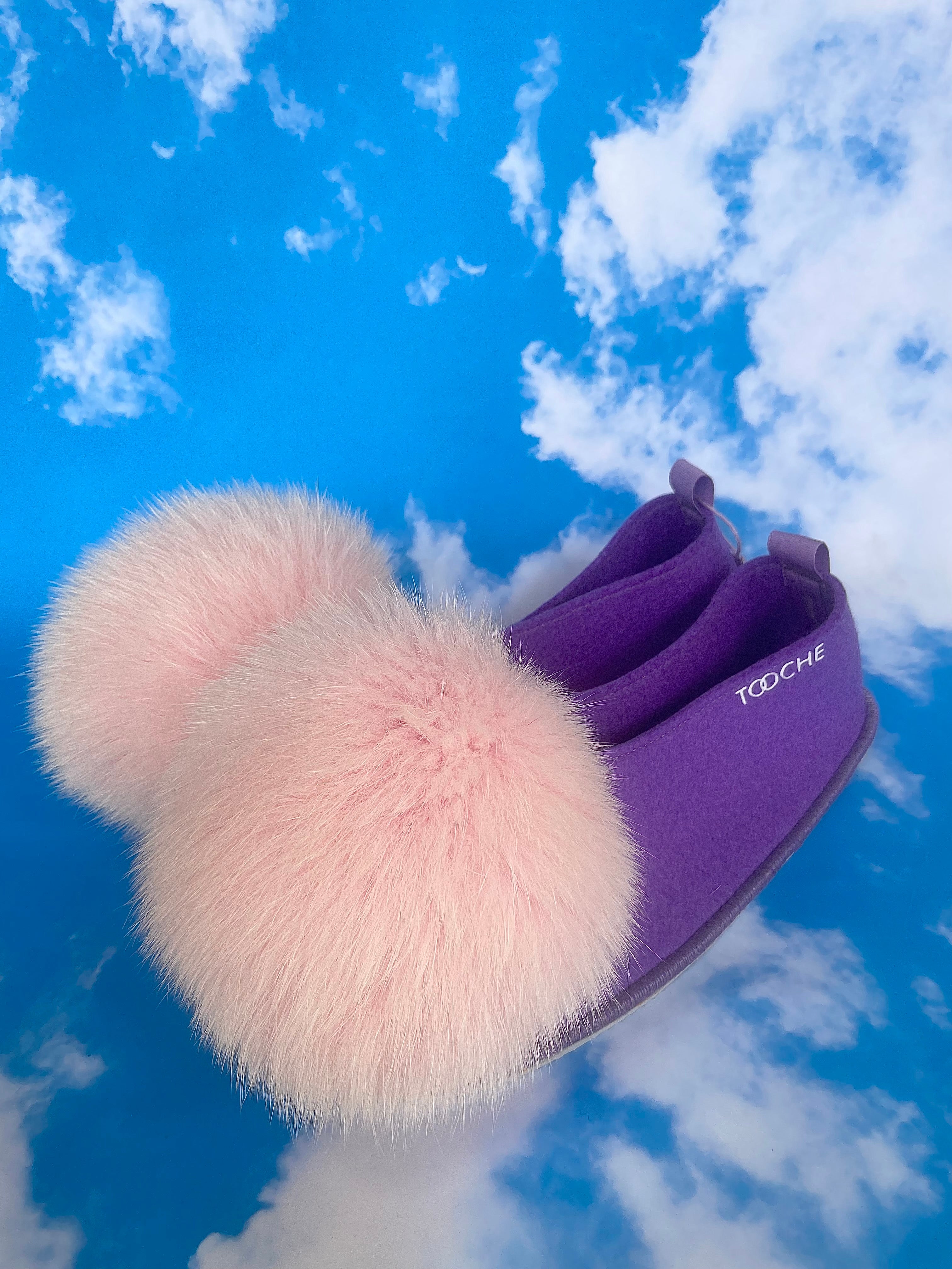 PURPLE & PINK slippers