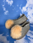 PEACH FUZZ slippers