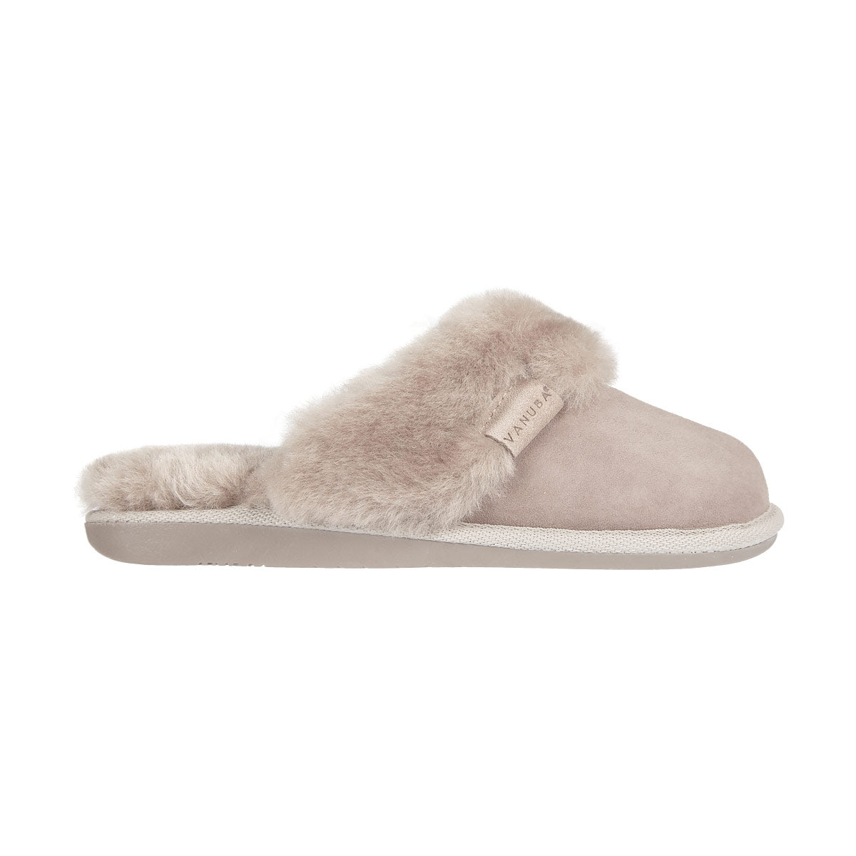 CASHMERE Beige sheep slippers