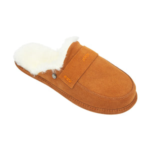 ABBY NOUGAT-WHITE women's sheepskin slippers