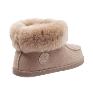 PEPPIN BEIGE men's sheepskin slippers