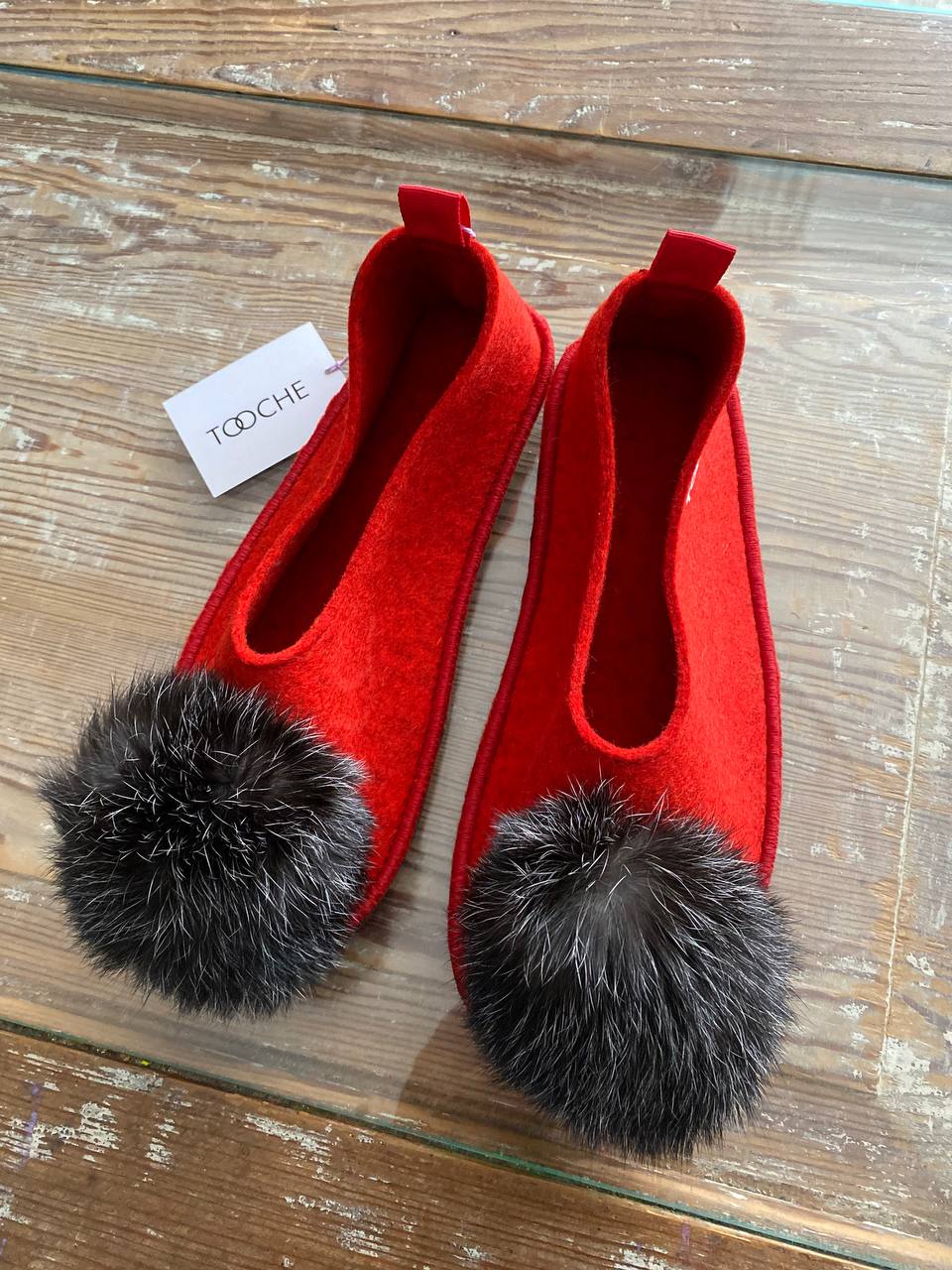 RED&GRAY slippers