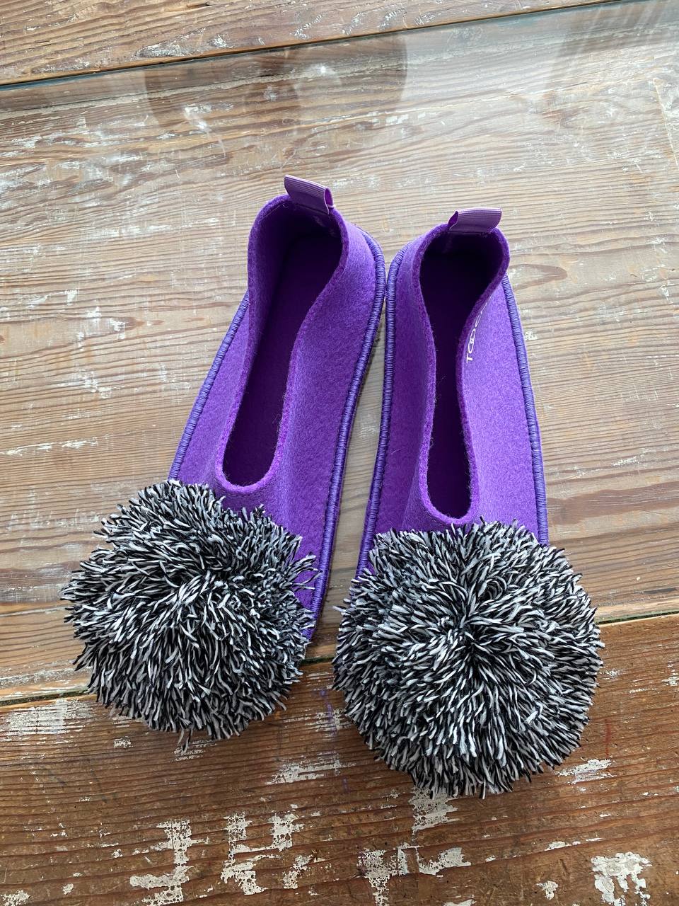 BLUEBERRY CHIA vegan slippers