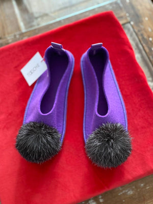 PURPLE STORM slippers
