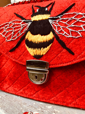 Gucci Camera Bag Crossbody Bee Web Brown - US