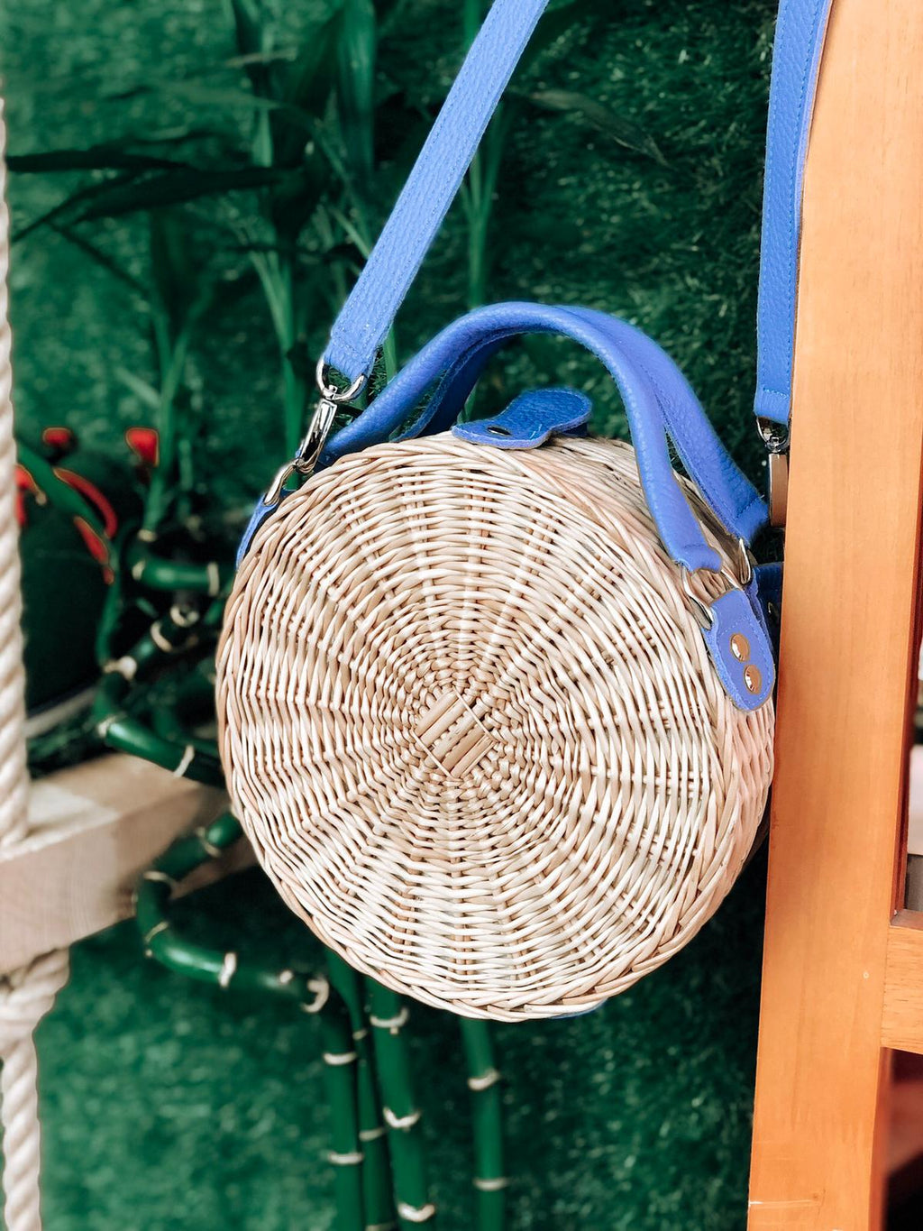 FORGET-ME-NOT STRAW bag